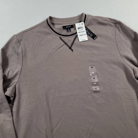 Alfani Fleece‎ Sweatshirt Mens Medium Wallstreet Grey $50 - Picture 3 of 7